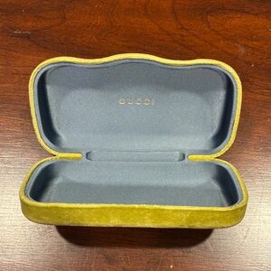 Gucci Green Velvet Glasses Case